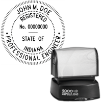 Pre-Inked Indiana Registered Professional Engineer R-40