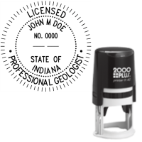 ​Self-Inking Indiana Licensed Professional Geologist R-40