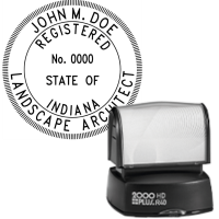 ​Pre-Inked Indiana Registered Landscape Architect R-40