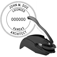 Kansas Licensed Architect Embosser