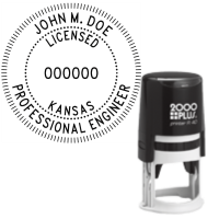 ​Self-Inking Kansas Professional Engineer R-40