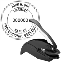 Kansas Licensed Professional Geologist Embosser