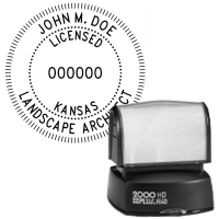 Pre-Inked Kansas Licensed Landscape Architect R-40