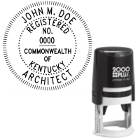 ​Self-Inking Kentucky Registered Architect R-40