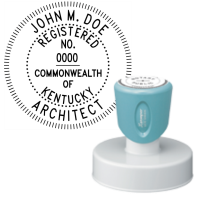 Pre-Inked Kentucky Registered Architect Xstamper