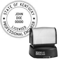 ​Pre-Inked Kentucky Licensed Professional Engineer R-40