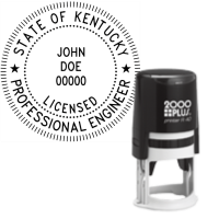 ​Self-Inking Kentucky Licensed Professional Engineer R-40