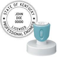 Pre-Inked Kentucky Licensed Professional Engineer Xstamper