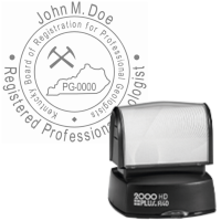 Pre-Inked Kentucky Registered Professional Geologist R-40