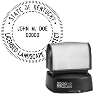 Pre-Inked Kentucky Licensed Landscape Architect R-40