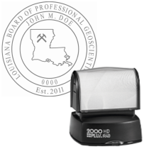 Pre-Inked Louisiana Professional Geoscientist R-40