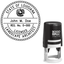 Self-Inking Louisiana Licensed Landscape Architect R-40