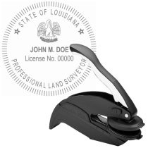 Louisiana Professional Land Surveyor Embosser