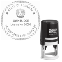 Self-Inking Louisiana Professional Land Surveyor R-40