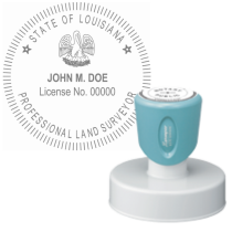 Pre-Inked Louisiana Professional Land Surveyor Xstamper