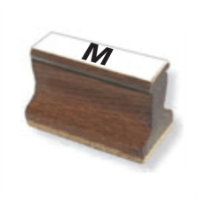 Shop CalStamp's Adult Medium Wood Stamp with 1/4 inch letters. Perfect for crafts and projects. Stamp pad required. Order now for precision stamping!