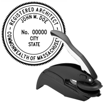 Massachusetts Registered Architect Embosser