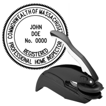 Massachusetts Professional Home Inspector Embosser