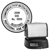 Pre-Inked Massachusetts Professional Home Inspector R-40