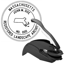 Massachusetts Registered Landscape Architect Embosser