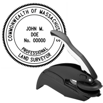 Massachusetts Professional Land Surveyor Embosser