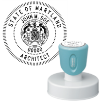 Pre-Inked Maryland Architect Xstamper