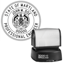 Pre-Inked Maryland Professional Engineer R-40