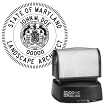 Pre-Inked Maryland Landscape Architect R-40