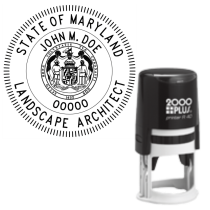 Self-Inking Maryland Landscape Architect R-40