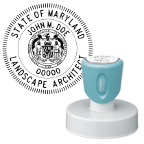 Pre-Inked Maryland Landscape Architect Xstamper