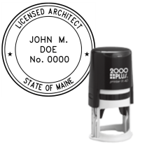 ​Self-Inking Maine Licensed Architect R-40
