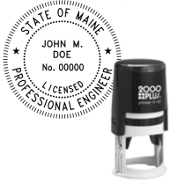 ​Self-Inking Maine Licensed Professional Engineer R-40