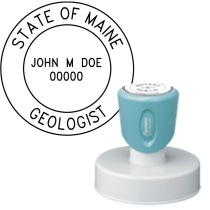 Pre-Inked Maine Geologist Xstamper