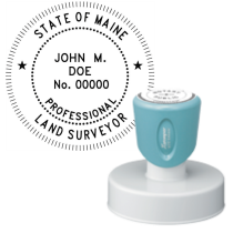 Pre-Inked Maine Professional Land Surveyor Xstamper