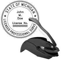 Michigan Licensed Professional Surveyor Embosser