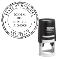 ​Self-Inking Missouri Architect R-40