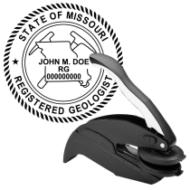 Missouri Registered Geologist Embosser