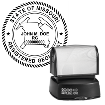 Pre-Inked Missouri Registered Geologist R-40