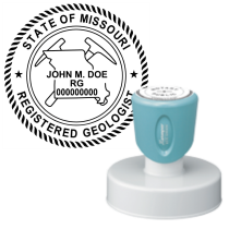 Pre-Inked Missouri Registered Geologist Xstamper