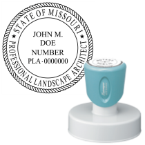 Pre-Inked Missouri Professional Landscape Architect Xstamper