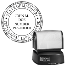 Pre-Inked Missouri Professional Land Surveyor R-40