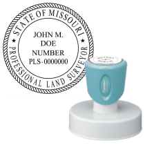 Pre-Inked Missouri Professional Land Surveyor Xstamper