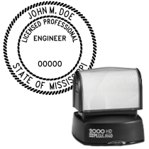 Pre-Inked Mississippi Licensed Professional Engineer R-40