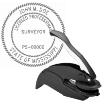 Mississippi Licensed Professional Surveyor Embosser