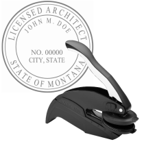 Montana Licensed Architect Embosser