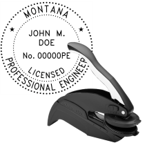 Montana Licensed Professional Engineer Embosser