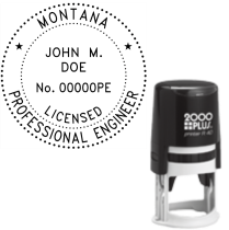 ​Self-Inking Montana Licensed Professional Engineer R-40