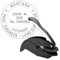 Montana Professional Engineer-Land Surveyor Embosser