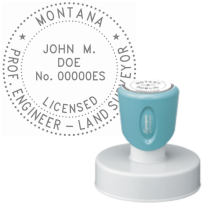 Montana Professional Engineer-Land Surveyor Xstamper