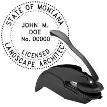 Montana Licensed Landscape Architect Embosser